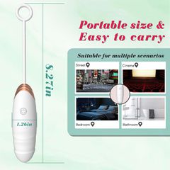 Vibrating Love Egg with Thrusting & Heating – 7 Functions – Remote Control – White-thumb-2