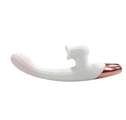Dual Action Heating Vibe – Thrusting & Suction Rabbit Vibrator-thumb-1