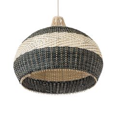 Boho Κρεμαστό Φωτιστικό Οροφής Μονόφωτο 1 x E27 AC220-240V IP20 - Φ60 x Υ60cm - Μπεζ - Χακί Ξύλινο Πλέγμα Καμπάνα - 5 Χρόνια Εγγύηση-thumb-5
