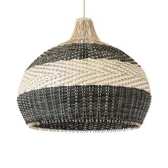 Boho Κρεμαστό Φωτιστικό Οροφής Μονόφωτο 1 x E27 AC220-240V IP20 - Φ60 x Υ60cm - Μπεζ - Χακί Ξύλινο Πλέγμα Καμπάνα - 5 Χρόνια Εγγύηση-thumb-1