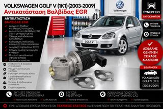 VOLKSWAGEN GOLF V (1K1) (2003–2009) - Αντικατάσταση Βαλβίδας EGR