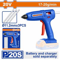 WADFOW ΠΙΣΤΟΛΙ ΚΟΛΑΣ ΜΠΑΤ. Li-ion 20V ΧΩΡΙΣ ΜΠΑΤΑΡΙΑ + ΦΟΡΤΙΣΤΗ (WLU1420)