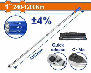WADFOW ΔΥΝΑΜΟΚΛΕΙΔΟ 1" 1393mm / 240-1200Nm (WWQ9D41)