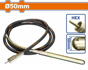 WADFOW ΕΥΚΑΜΠΤΟΣ ΑΞΟΝΑΣ (ΜΑΡΚΟΥΤΣΙ) HEX type Φ - 50mm / 6m (WVRP2A50)