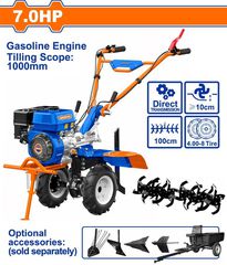WADFOW ΣΚΑΠΤΙΚΟ ΒΕΝΖΙΝΟΚΙΝΗΤΟ 212cc / 7HP / 100cm ΚΟΡΩΝΑ - ΠΗΝΙΟ (WTL2A100)