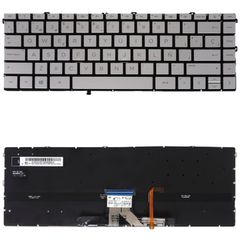 Teclado Español para Portátil - Spanish Laptop Keyboard για HP Pavilion x360 Convertible 14-dw1001nv - Product number : 2G4A6EA L85716-151 ES Nο Frame Backlight Silver ( Κωδ.40730ESBLSIL )