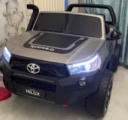 Παιδικό Αυτοκίνητο Ηλεκτροκίνητο Toyota Hilux Διθέσιο με Τηλεκοντρόλ Licensed 12 Volt Γκρι