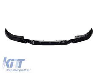 Tuning spoiler suitable for front M bumper on BMW Series 4 G22 coupe after 2022, black lacquer