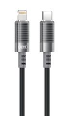 XO NB-Q282A Καλώδιο Σιλικόνης Type-c σε Lightning 30W Μαύρο