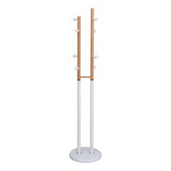 VenCore Nordic 5520-10003 - Καλόγερος Μεταλλικός Λευκός-Φυσικό 37x37x170cm