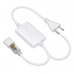 VenCore 6174-50010 - Power Cable Connector - Converter & Controller 230V for Multi Color RGB NeonFlex - Σύνδεση καλωδίου τροφοδοσίας - Μετατροπέας & Ελεγκτής Χρωμάτων 230V για Πολύχρωμη RGB Neon Flex