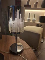 Σετ Μοντέρνα Φωτιστικά "New York Skyline" (1 Κρεμαστό & 2 Πορτατίφ) + Ακριβοί Λαμπτήρες LED με Νήμα (Filament)