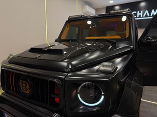 Mercedes-Benz G 63 AMG 2020 BRABUS Widestar Look • Hermes Orange•Burmester • Satin Black-thumb-11