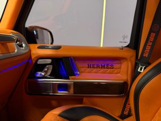 Mercedes-Benz G 63 AMG 2020 BRABUS Widestar Look • Hermes Orange•Burmester • Satin Black-thumb-55
