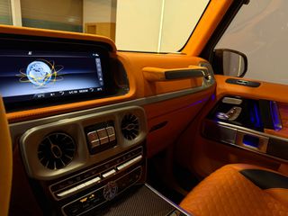 Mercedes-Benz G 63 AMG 2020 BRABUS Widestar Look • Hermes Orange•Burmester • Satin Black-thumb-56