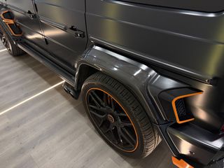Mercedes-Benz G 63 AMG 2020 BRABUS Widestar Look • Hermes Orange•Burmester • Satin Black-thumb-29