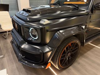 Mercedes-Benz G 63 AMG 2020 BRABUS Widestar Look • Hermes Orange•Burmester • Satin Black-thumb-16