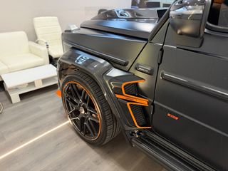 Mercedes-Benz G 63 AMG 2020 BRABUS Widestar Look • Hermes Orange•Burmester • Satin Black-thumb-17