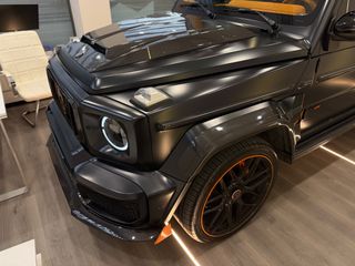 Mercedes-Benz G 63 AMG 2020 BRABUS Widestar Look • Hermes Orange•Burmester • Satin Black-thumb-15