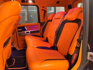 Mercedes-Benz G 63 AMG 2020 BRABUS Widestar Look • Hermes Orange•Burmester • Satin Black-thumb-45
