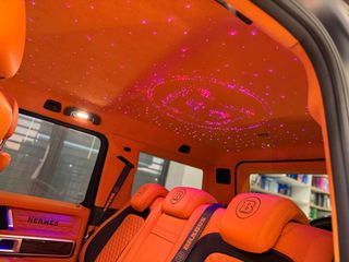 Mercedes-Benz G 63 AMG 2020 BRABUS Widestar Look • Hermes Orange•Burmester • Satin Black-thumb-42