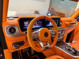 Mercedes-Benz G 63 AMG 2020 BRABUS Widestar Look • Hermes Orange•Burmester • Satin Black-thumb-34