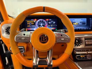 Mercedes-Benz G 63 AMG 2020 BRABUS Widestar Look • Hermes Orange•Burmester • Satin Black-thumb-35