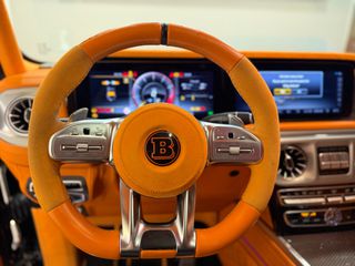 Mercedes-Benz G 63 AMG 2020 BRABUS Widestar Look • Hermes Orange•Burmester • Satin Black-thumb-36