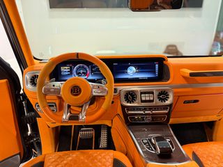 Mercedes-Benz G 63 AMG 2020 BRABUS Widestar Look • Hermes Orange•Burmester • Satin Black-thumb-37