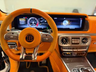 Mercedes-Benz G 63 AMG 2020 BRABUS Widestar Look • Hermes Orange•Burmester • Satin Black-thumb-38