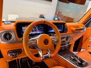 Mercedes-Benz G 63 AMG 2020 BRABUS Widestar Look • Hermes Orange•Burmester • Satin Black-thumb-39