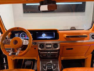 Mercedes-Benz G 63 AMG 2020 BRABUS Widestar Look • Hermes Orange•Burmester • Satin Black-thumb-41