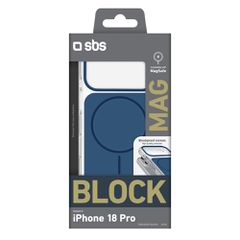 SBS Block Case for iPhone 18 Pro, MagSafe Compatible - Blue-thumb-1