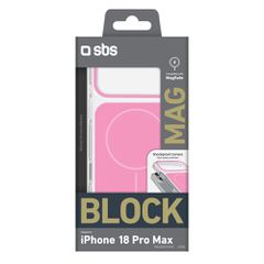SBS Block Case for iPhone 18 Pro Max, MagSafe Compatible - Pink-thumb-1