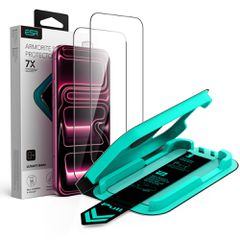 ESR UltraFit Armorite 2-Pack Tempered Glass for iPhone 18 Pro / 17 Pro - Black