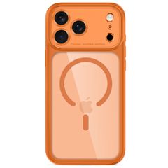 Tech-Protect MagPeak MagSafe CC Case for iPhone 18 Pro / 17 Pro - Transparent Orange-thumb-2