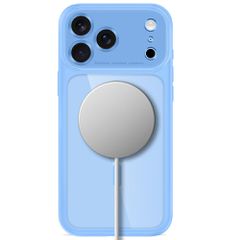 Tech-Protect MagPeak MagSafe CC Case for iPhone 18 Pro Max / 17 Pro Max - Clear Blue-thumb-3