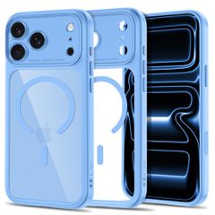 Tech-Protect MagPeak MagSafe CC Case for iPhone 18 Pro / 17 Pro - Clear Blue