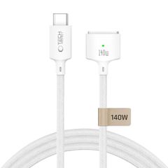 Tech-Protect MMC01 Ultraboost USB-C / MagSafe 3 140W 300cm Cable for MacBook - White