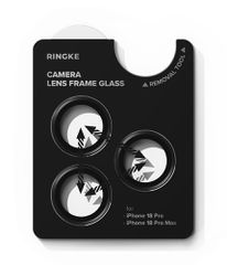 Ringke Camera Frame Protector 2-Pack Tempered Glass for iPhone 18 Pro / Pro Max - Black-thumb-3