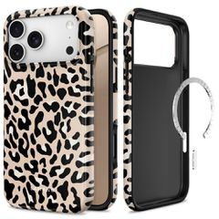 Tech-Protect Lamano MagSafe case for iPhone 18 Pro / 17 Pro - beige and black