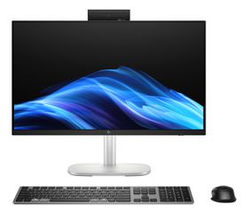 HP EliteStudio 8 All-in-One G1i 23.8" desktop AI PC, Intel Core Ultra 7, 1920 × 1080 px, 16 GB DDR5-SDRAM, Windows 11 Pro, Wi-Fi 7 (802.11be), silver