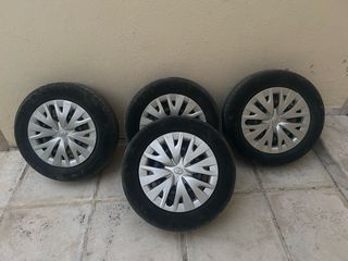 Ζαντολάστιχα σιδερένια γνήσια Toyota Yaris του 21 μαζί με τάσια και αισθητήρες πίεσης