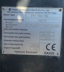 Εκσκαφέας Με Λάστιχα Hitachi 2016 ZX170 W-5B-thumb-15