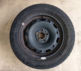 Ζαντολάστιχα σιδερένια 185/60R14 5x100 6Jx14 ET37 για Skoda Fabia 1999-2021 , Skoda Roomster 2006-2015 , Seat Ibiza 2002-2016 , Volkswagen Polo 2002-2017-thumb-1