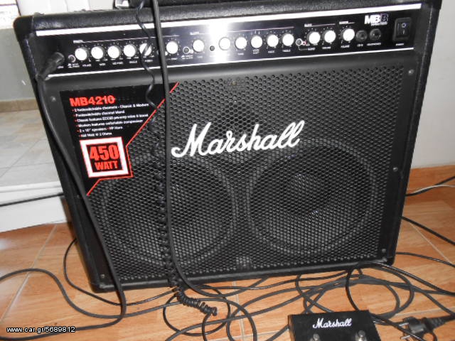 Eνισχυτης Μπασσου Marshall MB4210