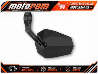 HIGHSIDER Stealth-X5 Bar End Mirror Short (1pc)