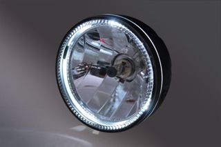 HIGHSIDER 5 3/4" Main Headlight Skyline, LED Parking Light Ring-thumb-2