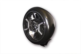 HIGHSIDER HD-Style Type 2 LED Headlight - 7"-thumb-1