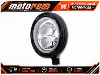 HIGHSIDER pro 5 3/4 Inch Headlight Frame-R2 Type 7 LED Black Bottom Mount